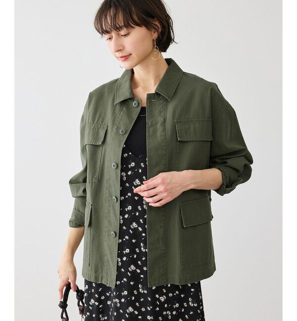 Rope&rsquo;Picnic「ミリタリーブルゾン」|ブルゾン・スタジャン|