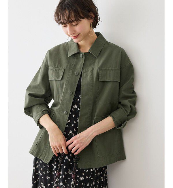 Rope&rsquo;Picnic「ミリタリーブルゾン」|ブルゾン・スタジャン|