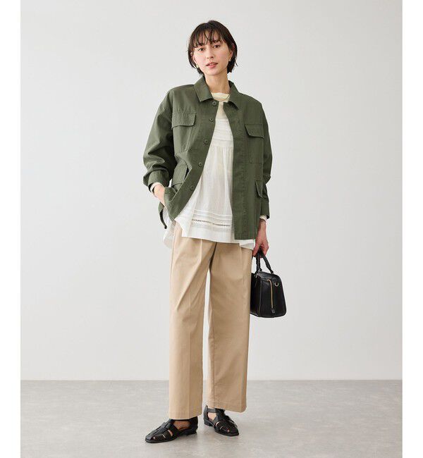 Rope&rsquo;Picnic「ミリタリーブルゾン」|ブルゾン・スタジャン|