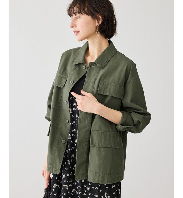 Rope&rsquo;Picnic「ミリタリーブルゾン」|ブルゾン・スタジャン|