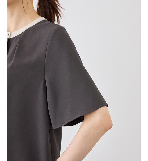 Rope&rsquo;Picnic「ボウタイブラウスハーフスリーブ」|シャツ・ブラウス|