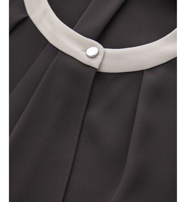 Rope&rsquo;Picnic「ボウタイブラウスハーフスリーブ」|シャツ・ブラウス|