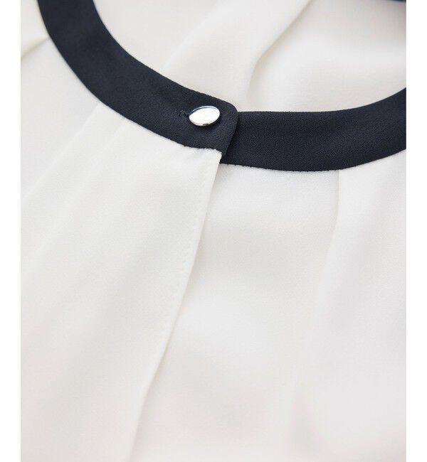 Rope&rsquo;Picnic「ボウタイブラウスハーフスリーブ」|シャツ・ブラウス|