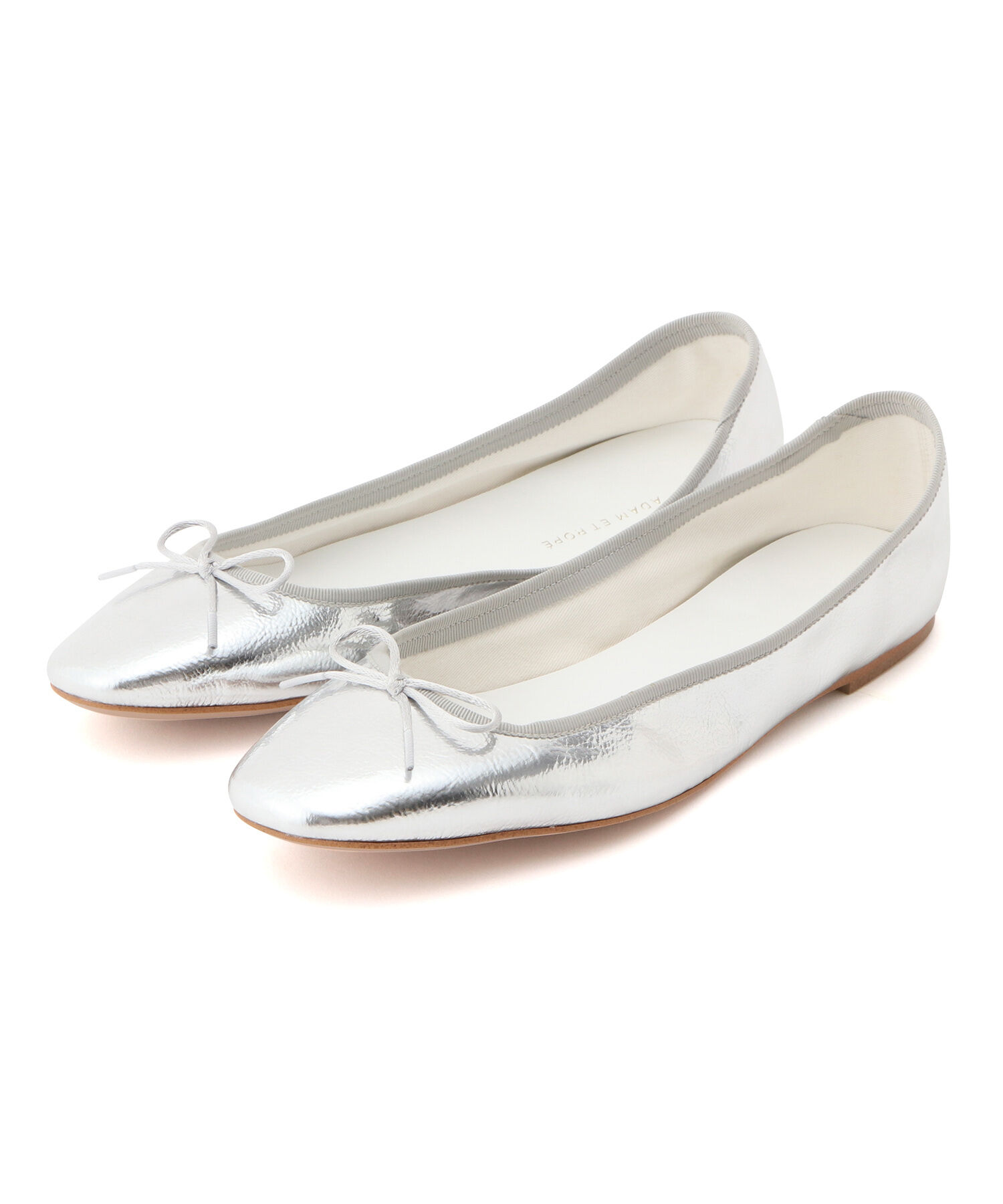 ADAM ET ROPE'「【サステナブル】メタリックバレエ」|バレエシューズ|