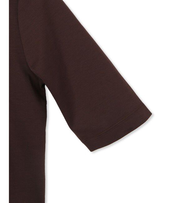 ADAM ET ROPE'「【WEB限定】・【サステナブル】カットオフコンビTシャツカーディガン」|カーディガン|