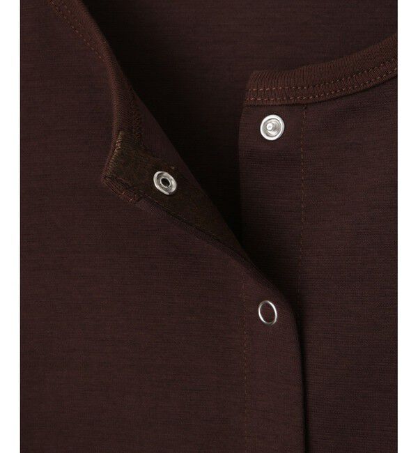 ADAM ET ROPE'「【WEB限定】・【サステナブル】カットオフコンビTシャツカーディガン」|カーディガン|