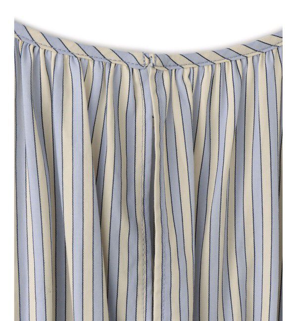 ADAM ET ROPE'「【WEB限定】ランダムギャザリングブラウス」|シャツ・ブラウス|