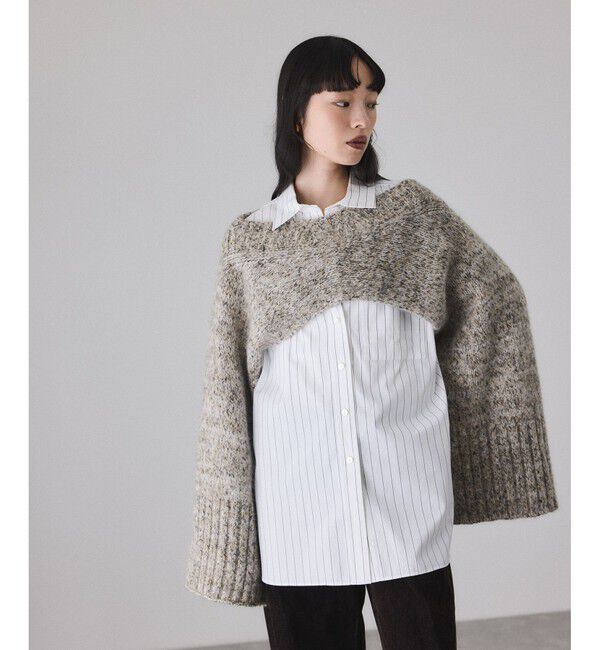 ADAM ET ROPE'「2WAYムリネニットベスト」|ベスト・ジレ|