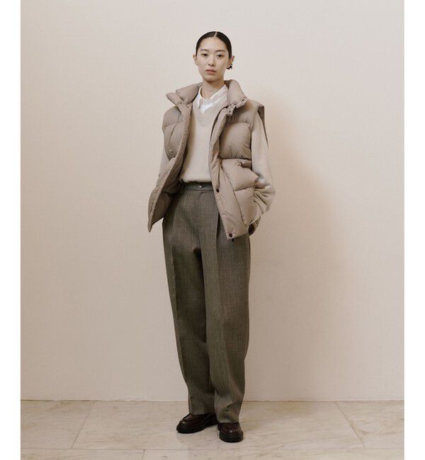 ADAM ET ROPE'「【ACT_81 Monta】超軽量 ボリューム ダウンベスト」|ダウンベスト・ベスト|