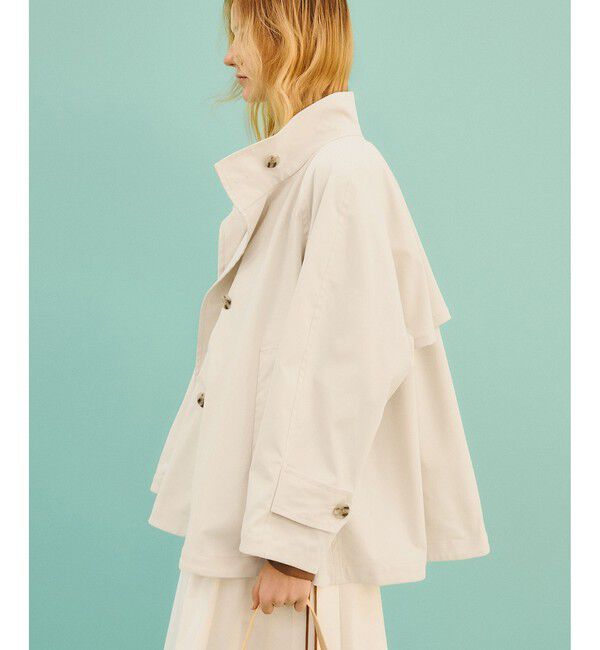 ADAM ET ROPE'「フレアーミドルトレンチコート」|トレンチコート|