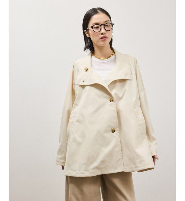 ADAM ET ROPE'「フレアーミドルトレンチコート」|トレンチコート|