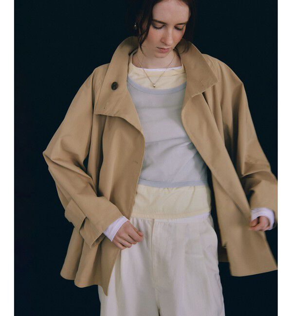 ADAM ET ROPE'「フレアーミドルトレンチコート」|トレンチコート|