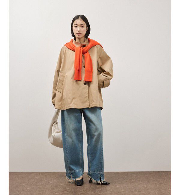 ADAM ET ROPE'「フレアーミドルトレンチコート」|トレンチコート|