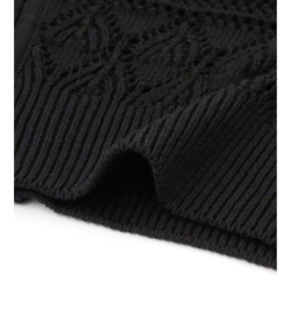 ADAM ET ROPE'「【WEB限定】パターンニットブルゾン」|カーディガン|