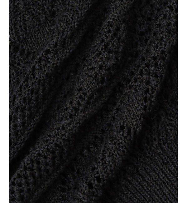 ADAM ET ROPE'「【WEB限定】パターンニットブルゾン」|カーディガン|