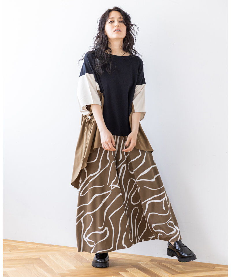  「プリントフレアーパンツ」|その他|