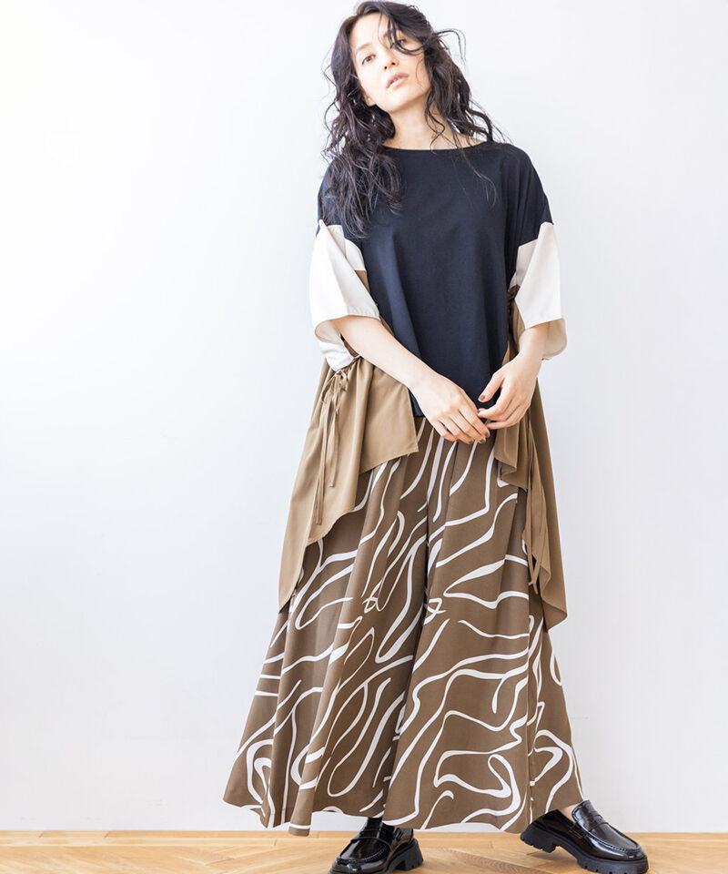  「プリントフレアーパンツ」|その他|