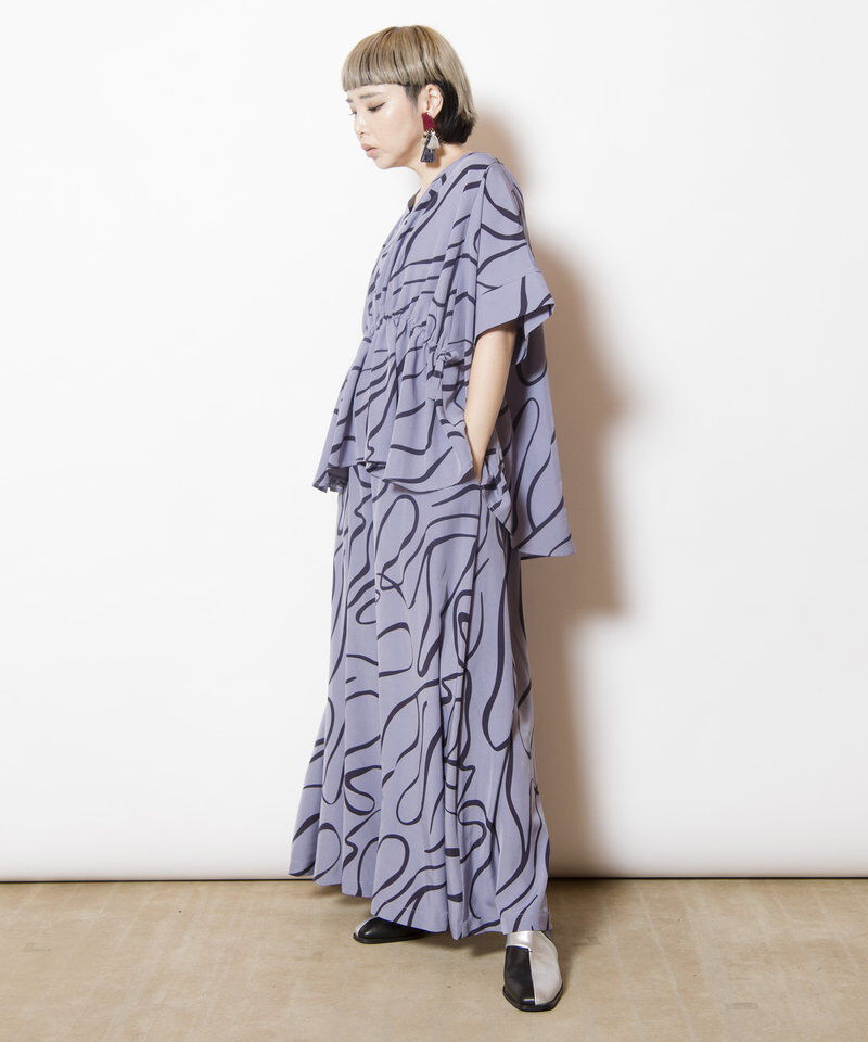  「プリントフレアーパンツ」|その他|