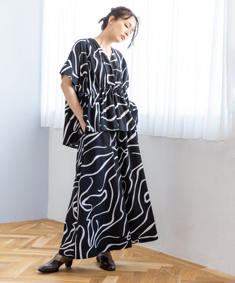  「プリントフレアーパンツ」|その他|