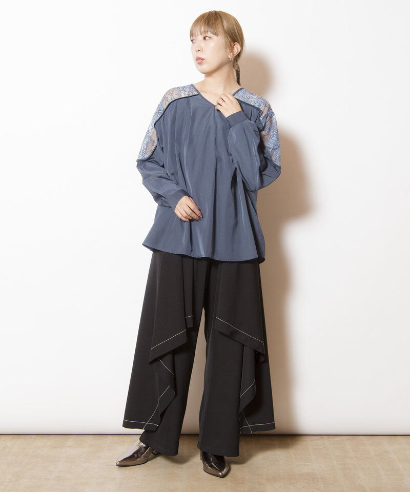  「サイドレイヤードパンツ」|その他|