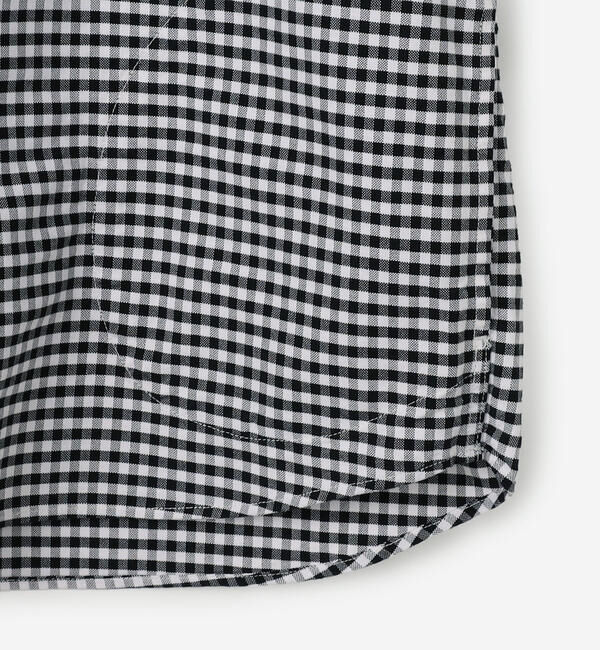 DANTON「DANTON | オックスフォード 丸襟プルオーバーシャツ CHECK WOMEN」|シャツ・ブラウス|