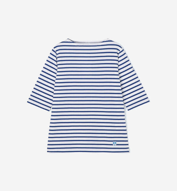 ORCIVAL「ORCIVAL | ジャージー ボートネック5分袖Tシャツ WOMEN」|Tシャツ・カットソー|