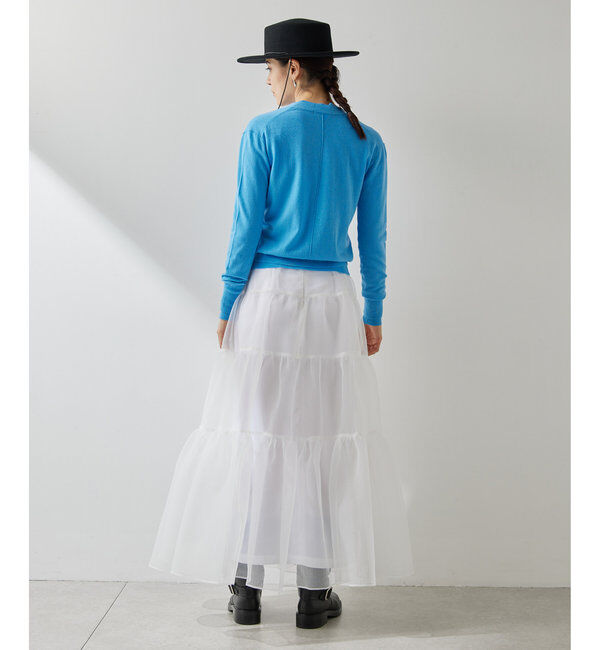  「オーガンジーボリュームスカート」|スカート|