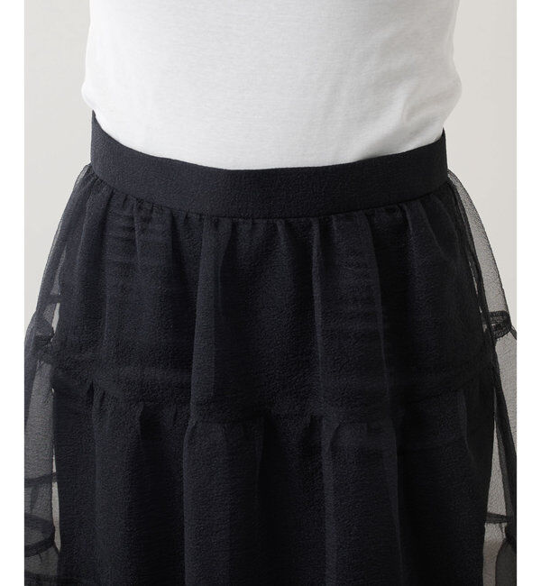  「オーガンジーボリュームスカート」|スカート|