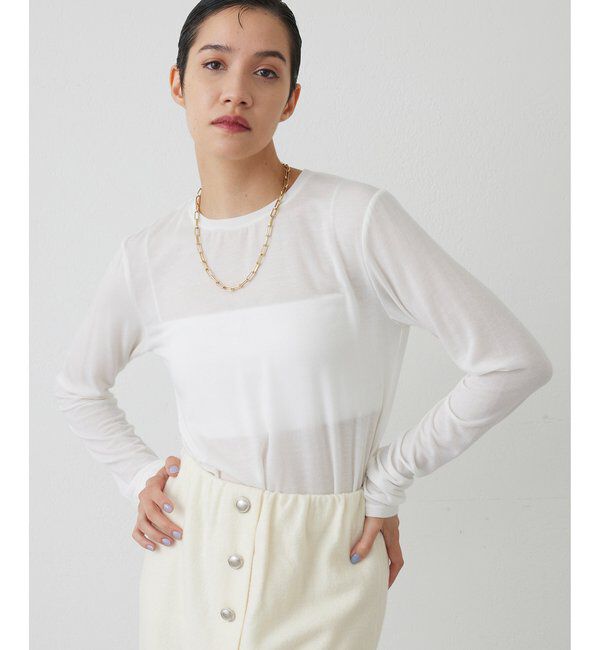  「【THE PAUSE】シアーロンTEE」|Tシャツ・カットソー|