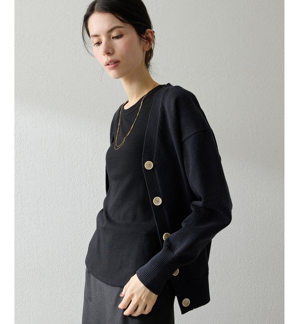  「ボタンカーディガン」|ニット・セーター|