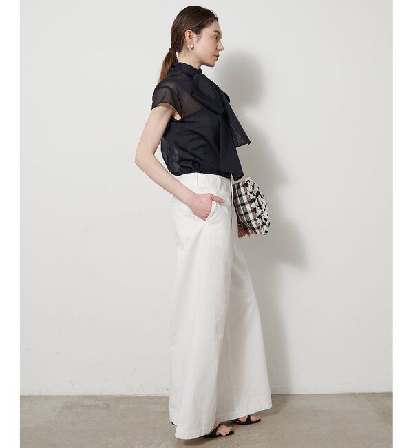 Drawing Numbers「シアーボウタイブラウス」|シャツ・ブラウス|