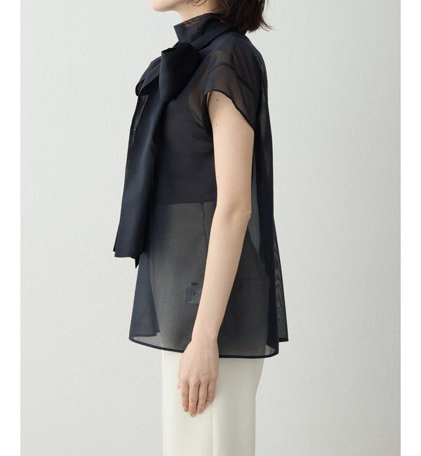 Drawing Numbers「シアーボウタイブラウス」|シャツ・ブラウス|