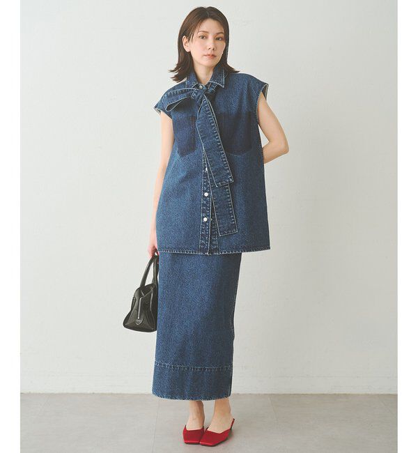  「デニムタイトスカート」|スカート|