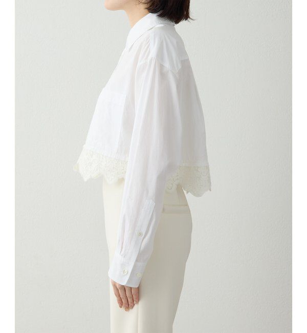  「レースコンビシャツ」|シャツ・ブラウス|