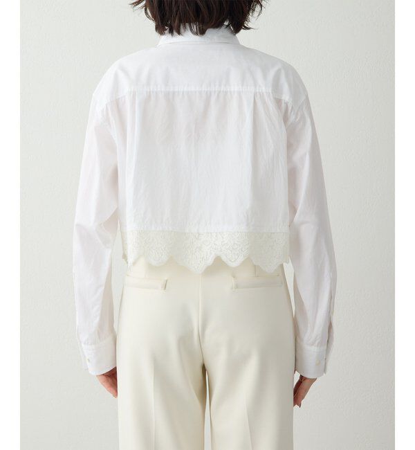  「レースコンビシャツ」|シャツ・ブラウス|