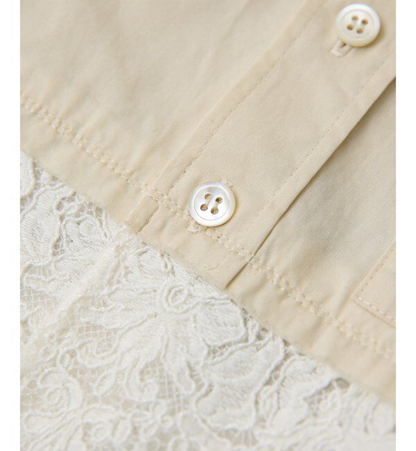  「レースコンビシャツ」|シャツ・ブラウス|
