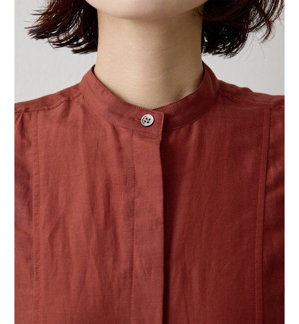  「シルクコットンギャザーワンピース」|ワンピース|