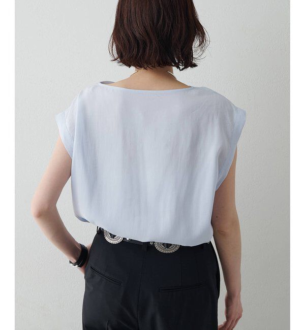  「ドレープノースリーブブラウス」|シャツ・ブラウス|