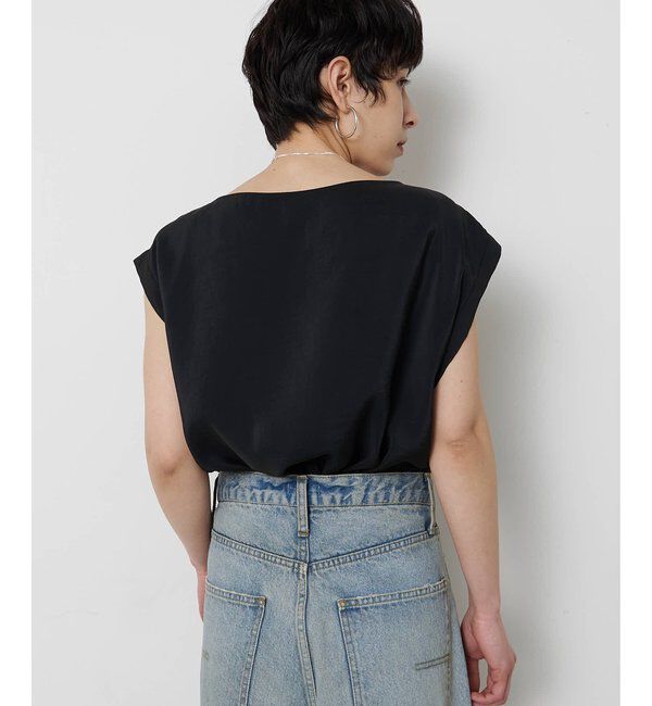  「ドレープノースリーブブラウス」|シャツ・ブラウス|