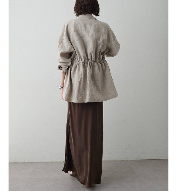  「リネンポケットジャケット」|テーラードジャケット|