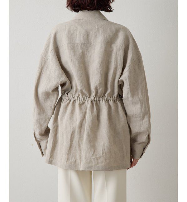  「リネンポケットジャケット」|テーラードジャケット|