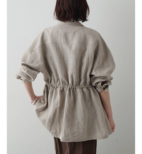  「リネンポケットジャケット」|テーラードジャケット|