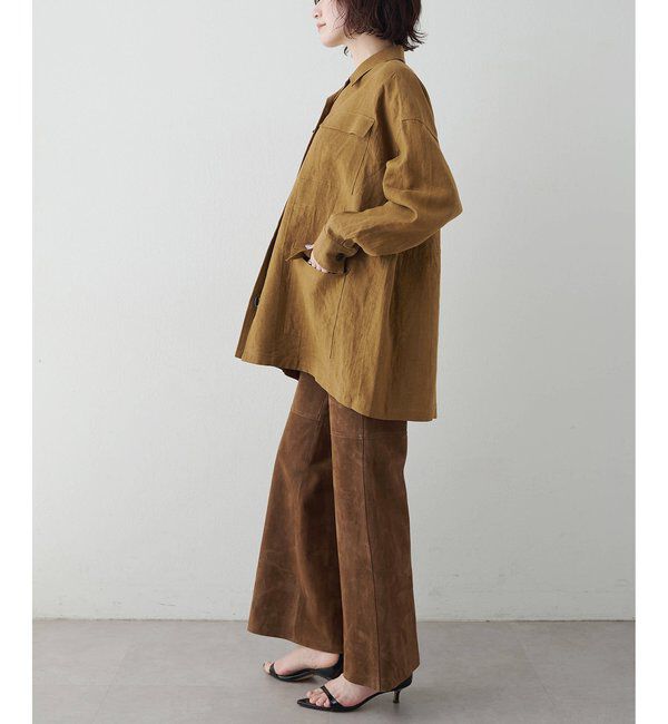  「リネンポケットジャケット」|テーラードジャケット|