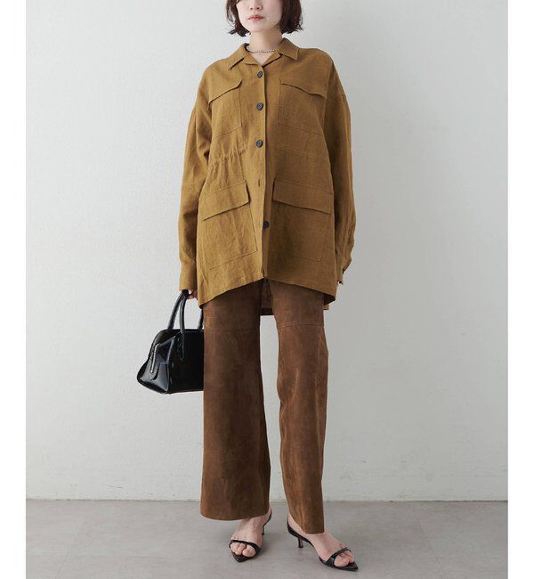  「リネンポケットジャケット」|テーラードジャケット|