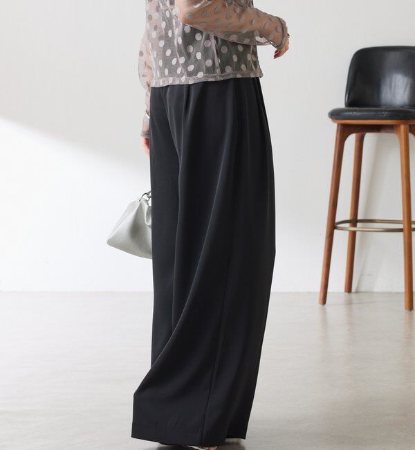  「《再入荷決定！SNSで人気》【Nuel/ヌエル】 2WAYハイウエストパンツ」|チノ|