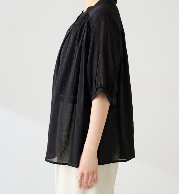  「強撚2WAYシアーボウタブラウス」|シャツ・ブラウス|