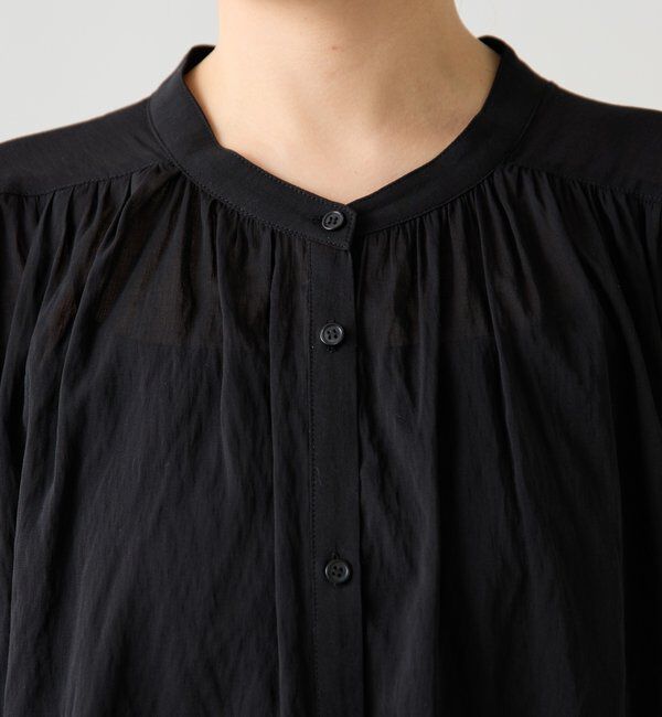  「強撚2WAYシアーボウタブラウス」|シャツ・ブラウス|