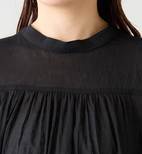  「強撚2WAYシアーボウタブラウス」|シャツ・ブラウス|