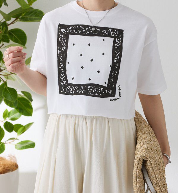  「【manipuri/マニプリ別注】プリントTシャツ」|Tシャツ・カットソー|