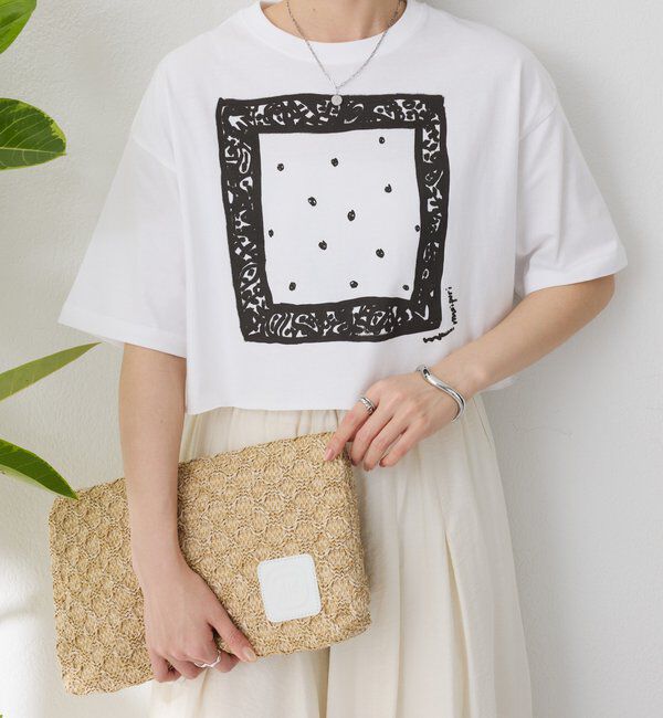  「【manipuri/マニプリ別注】プリントTシャツ」|Tシャツ・カットソー|